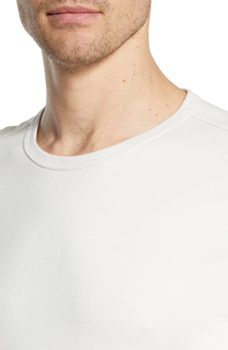 7 For All Mankind Cotton Blend Long Sleeve Crewneck T-Shirt, Alternate, color, 