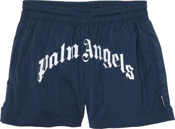 Palm Angels Kids' Logo Swim Trunks Nordstrom