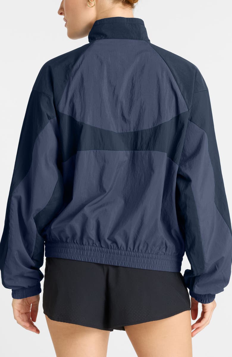 New Balance Oversize Water Resistant Colorblock Nylon Jacket, Alternate, color, Dream State