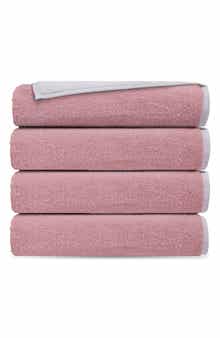 Set of 4 Double Face Turkish Cotton Hand Towels