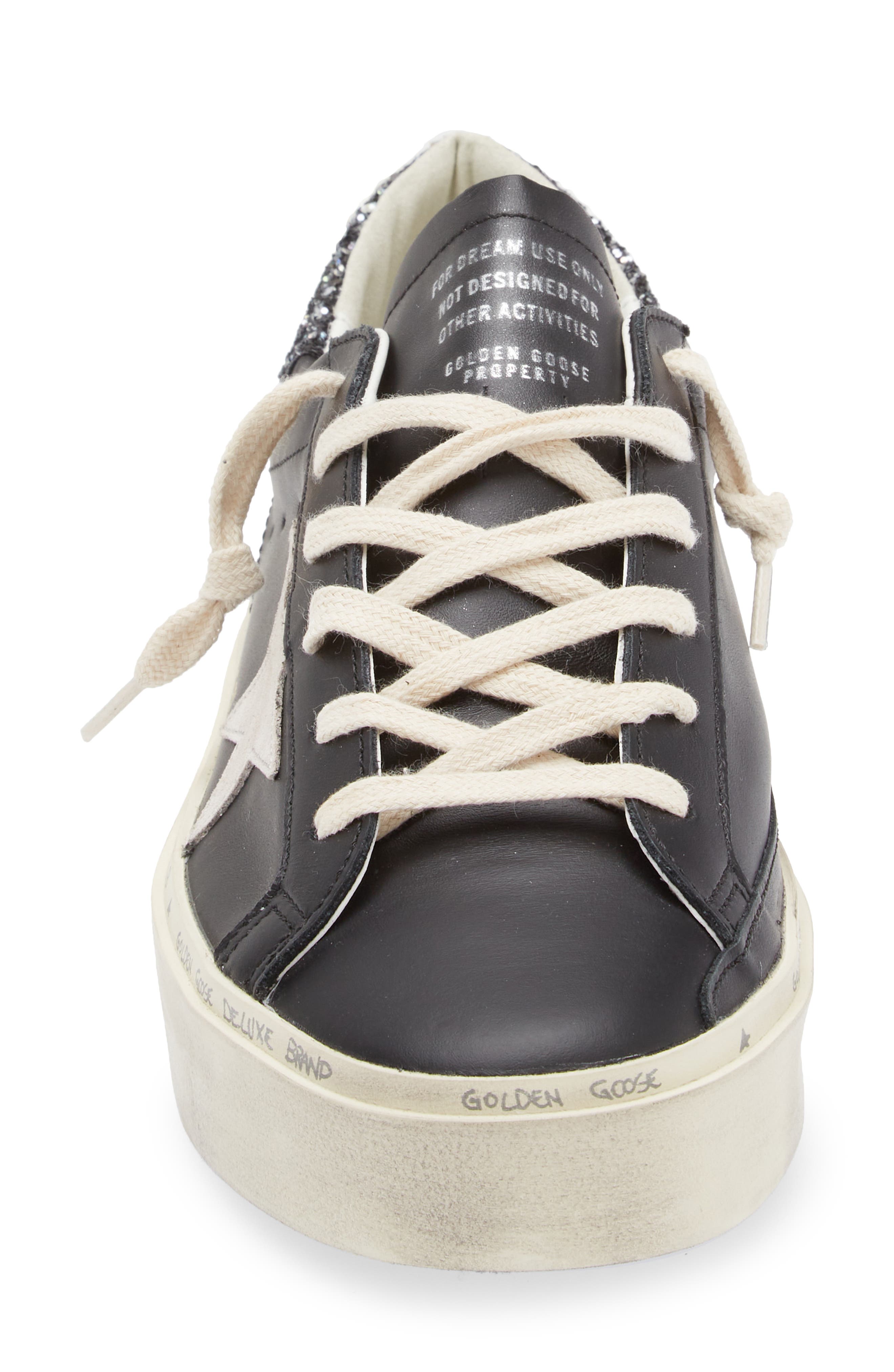 Golden Goose Hi Star Low Top Sneaker, Alternate, color, Black