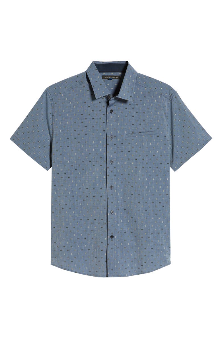 slim fit dress slacks Houndstooth Cotton Shirt