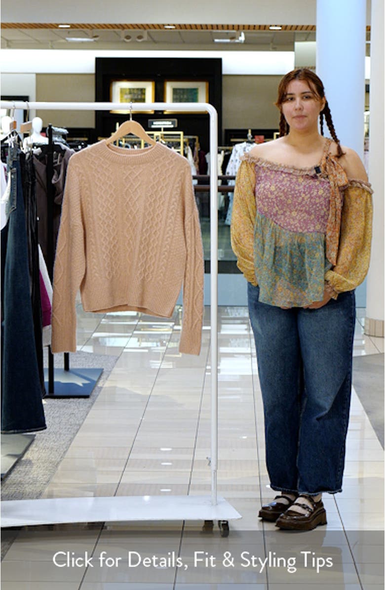 The Oversize Merino Wool & Cashmere Blend Sweater, sales video thumbnail