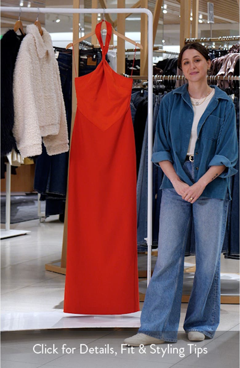 Francesca Satin & Stretch Crepe Gown, sales video thumbnail