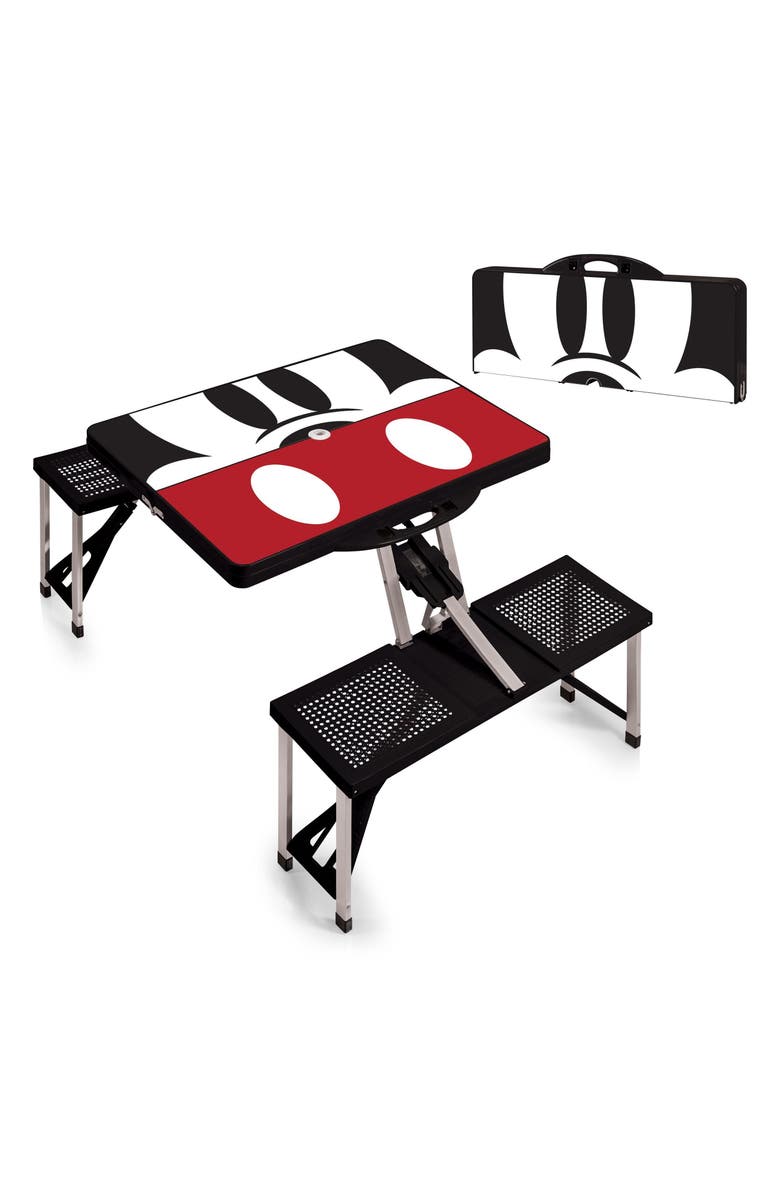Oniva a Picnic Time Brand ONIVA Disney<sup>®</sup> Mickey Mouse Portable Folding Table, Alternate, color, Black