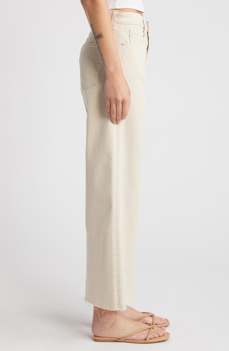 AG Saige Mid Rise Ankle Wide Leg Jeans, Alternate, color, Opal Stone