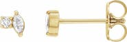Ivy & Pearl Co. .08 CT Natural Diamond Earrings in 14K Gold
