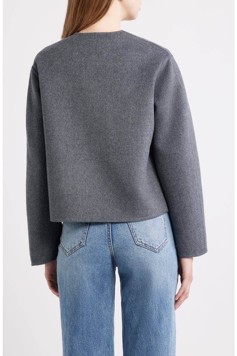 Ronda Wool Blend Jacket, Alternate, color, HEATHER CHARCOAL