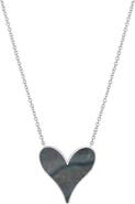 Roseate Love Pendant Sterling Silver & Tahitian Mother-of-Pearl – 15mm