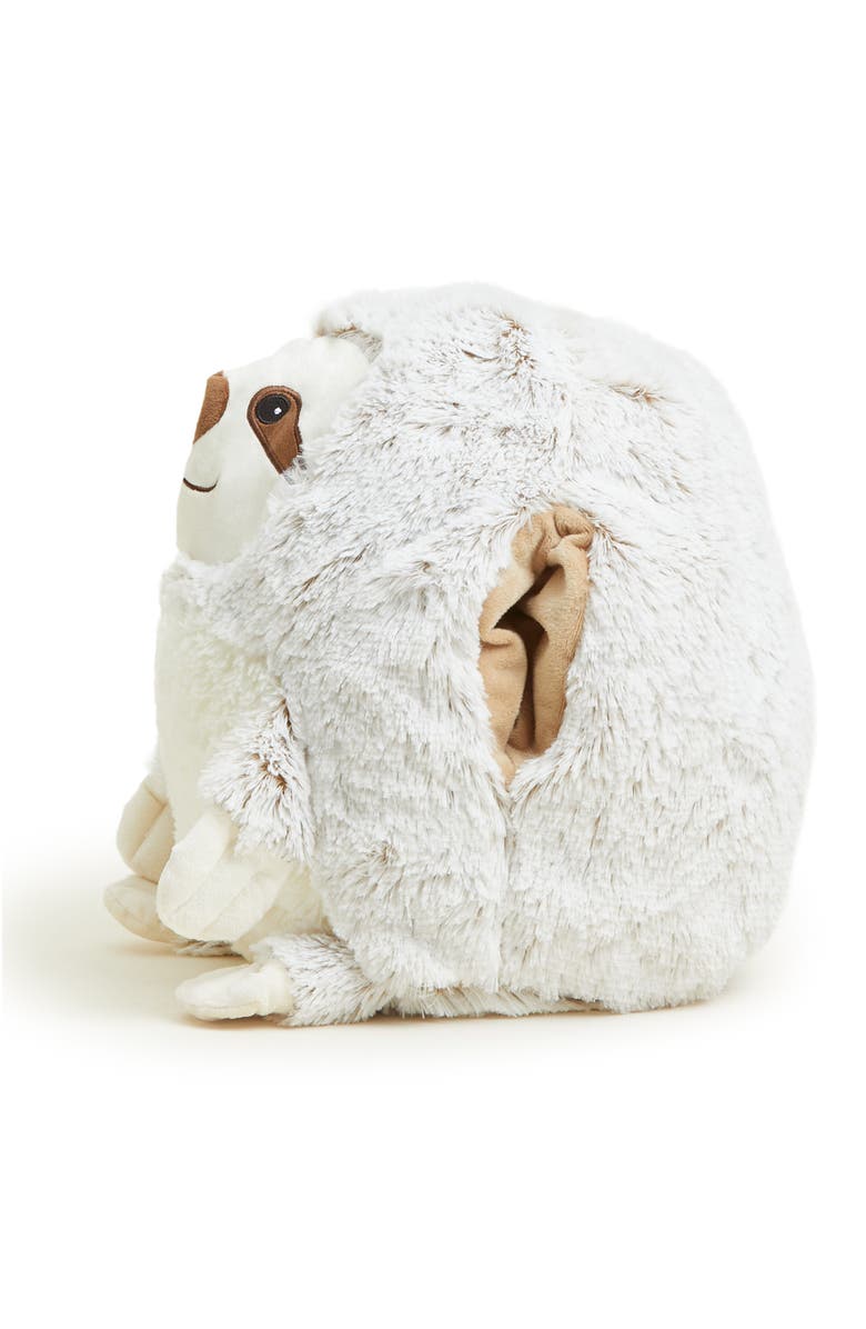 Warmies Supersized Sloth Hand Warmer Plush Toy, Alternate, color, Light Brown