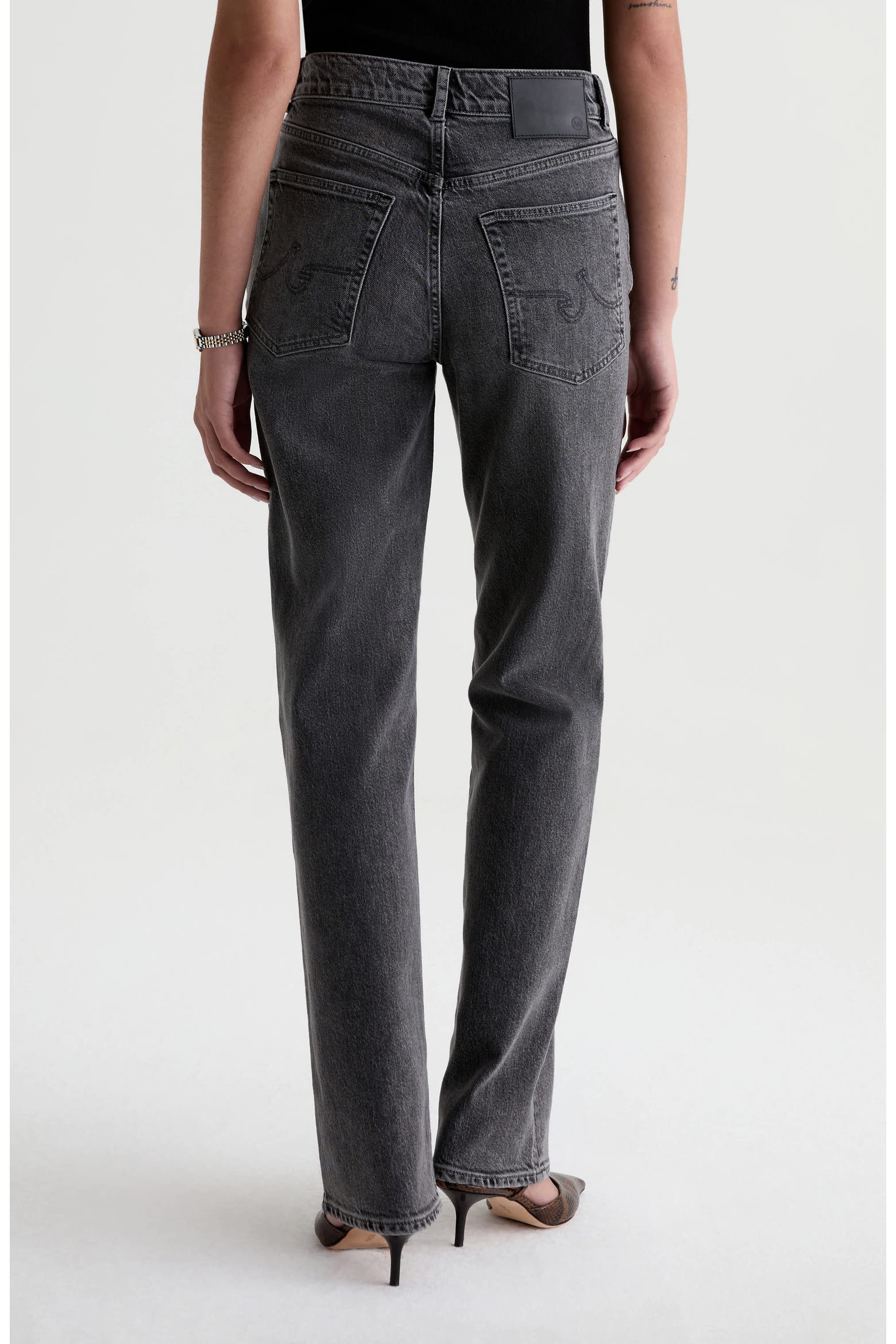 High Cello Notes AG Sydney High Waist Straight Leg Jeans (Women) | Nordstrom