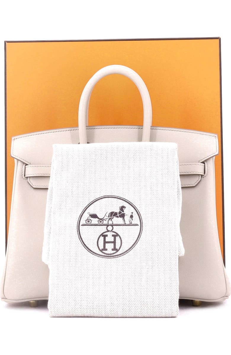 Pre-Owned Hermes Birkin Handbag Light Swift with Gold Hardware 25, Alternate, color,