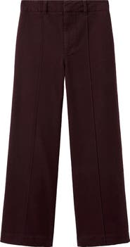 MANGO Seamed High Waist Wide Leg Jeans