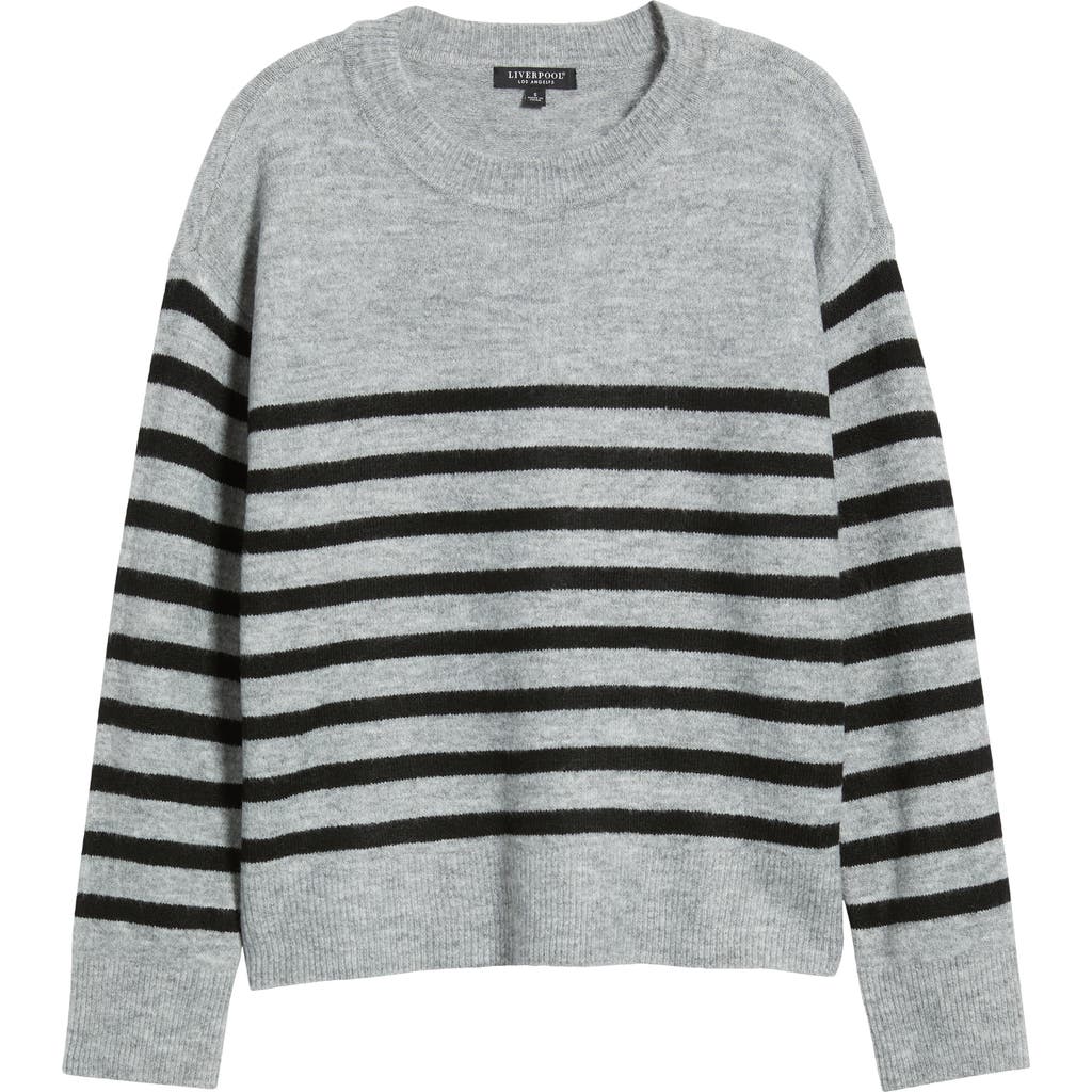 Liverpool Los Angeles Stripe Crewneck Sweater