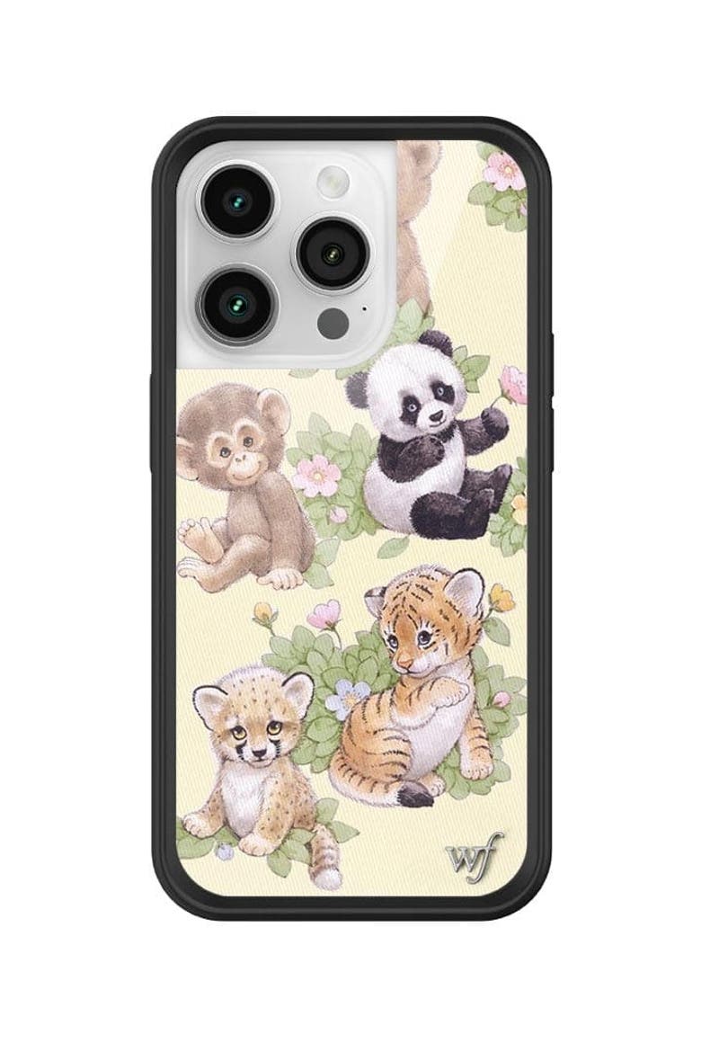 Safari Babies iPhone Case, Alternate, color, Yellow