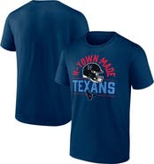 FANATICS Men's Fanatics Navy Houston Texans H-Town Helmet T-Shirt