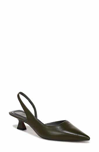 Devin Kitten Heel Slingback Pump