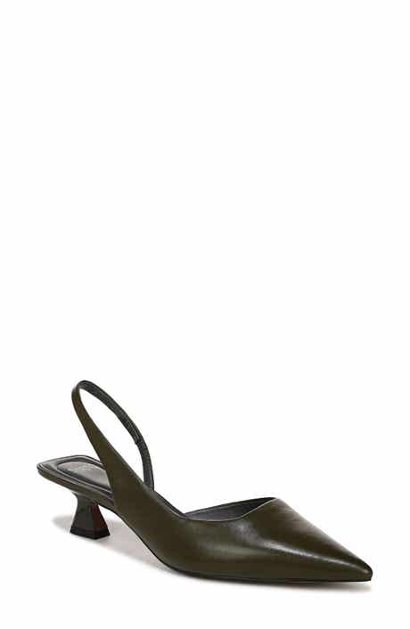 Devin Kitten Heel Slingback Pump