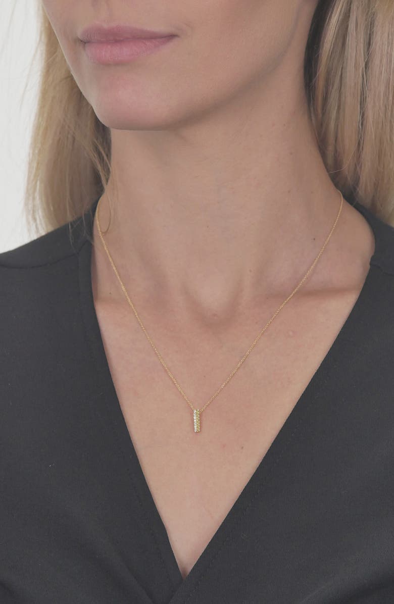 Bony Levy Diamond & Gold Bead Pendant Necklace, Alternate, color,