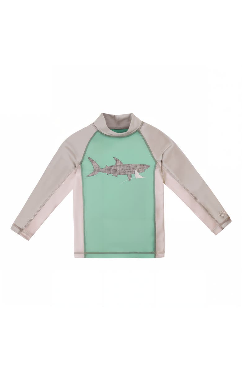 UV Skinz Long Sleeve Adventure Sun & Swim Shirt, Main, color, Vintage Sea Buddies