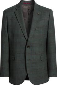 Johnston & Murphy Townsend Plaid Wool Sport Coat