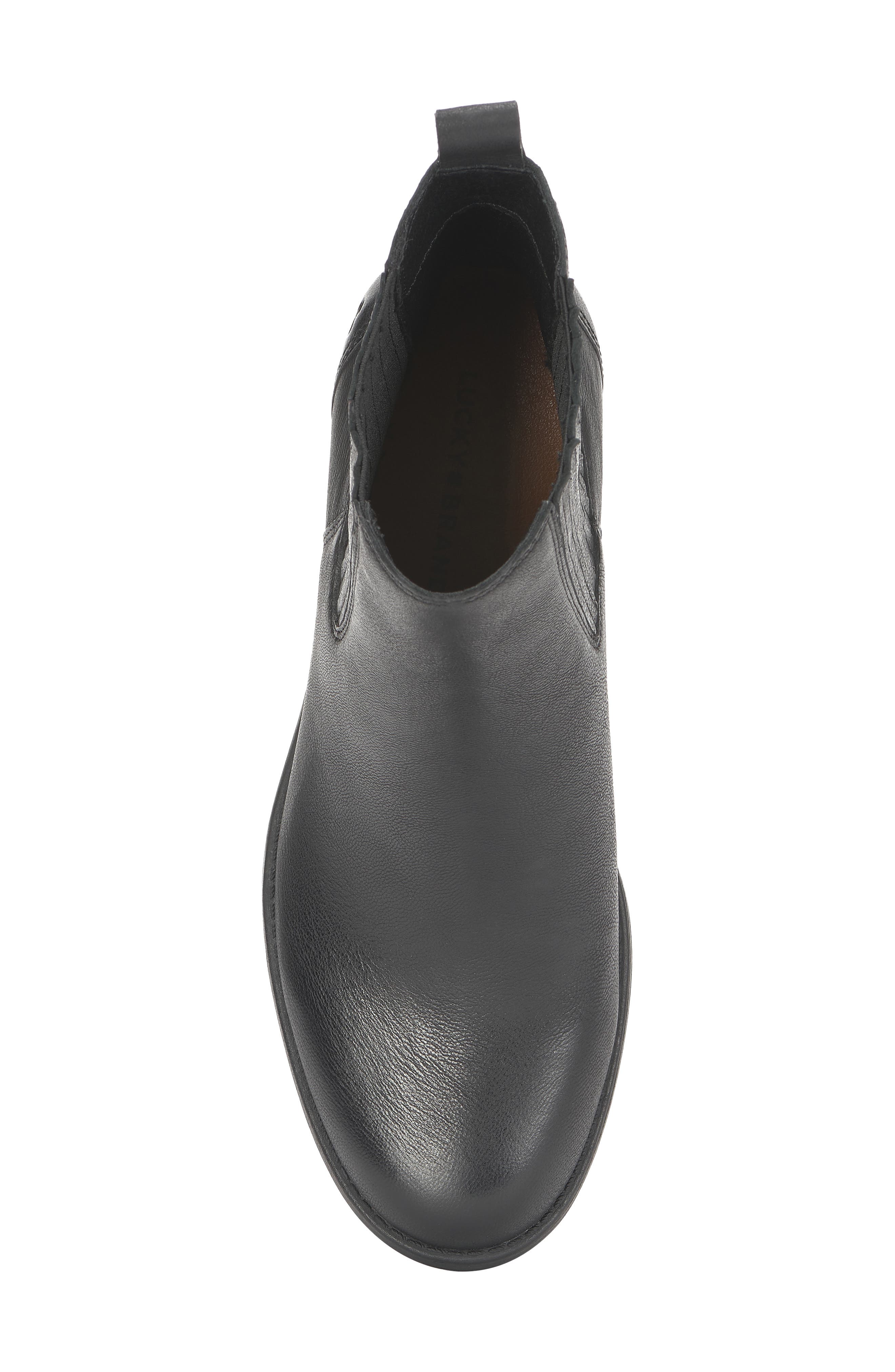 Akela Leather Chelsea Boot, Alternate, color, BLACK 01