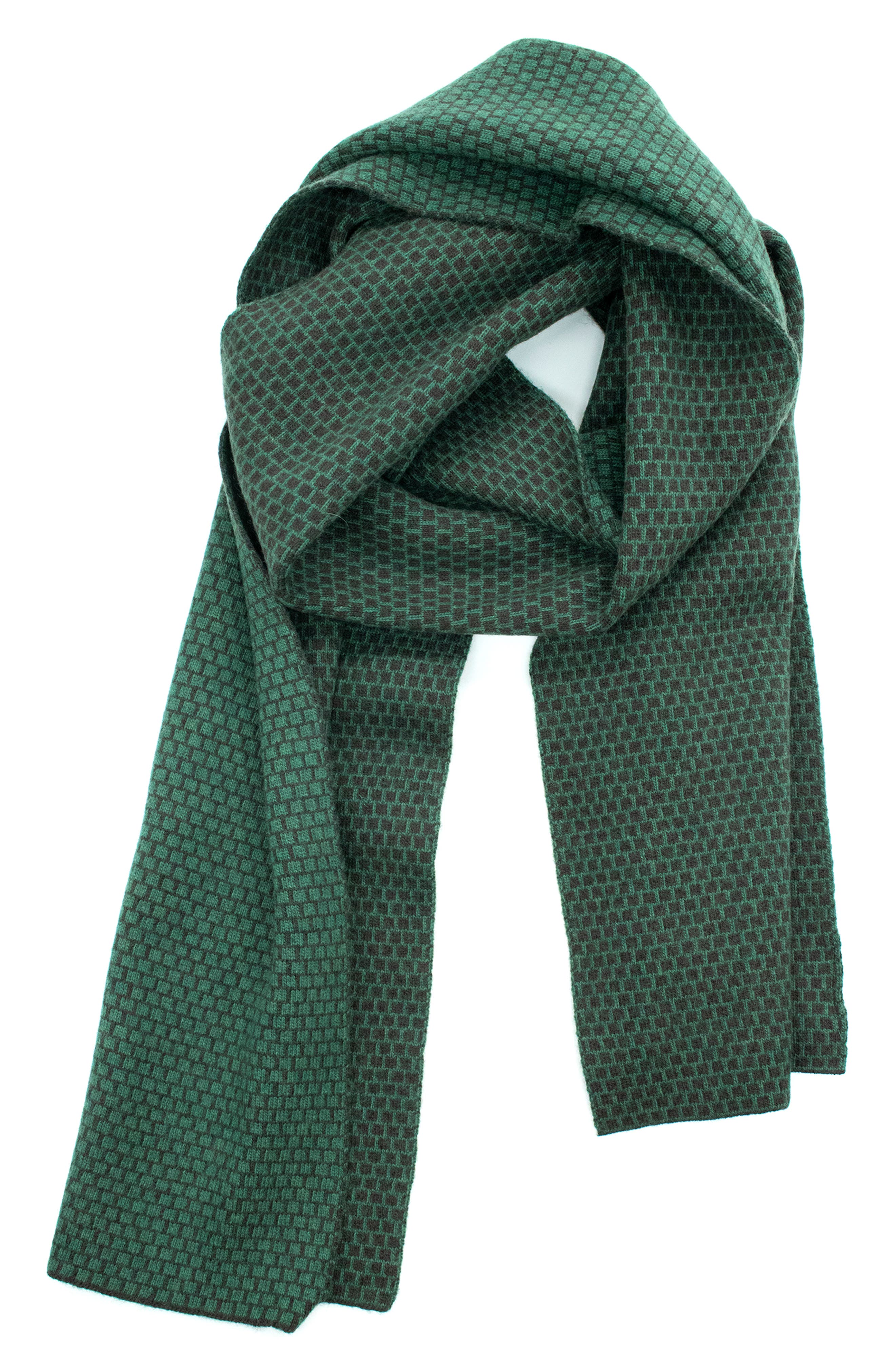 Portolano Geometric Knit Scarf