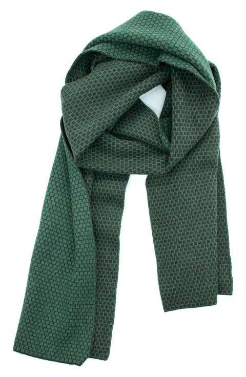Geometric Knit Scarf
