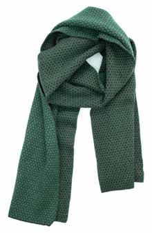 Portolano Geometric Knit Scarf