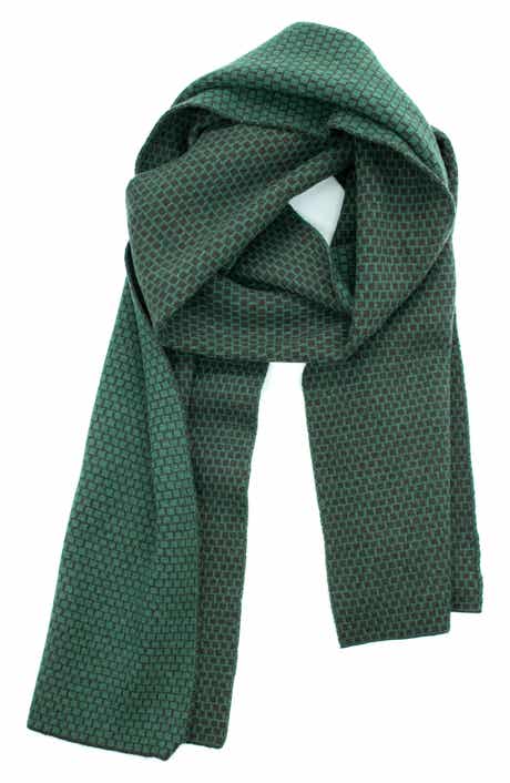 Portolano Geometric Knit Scarf
