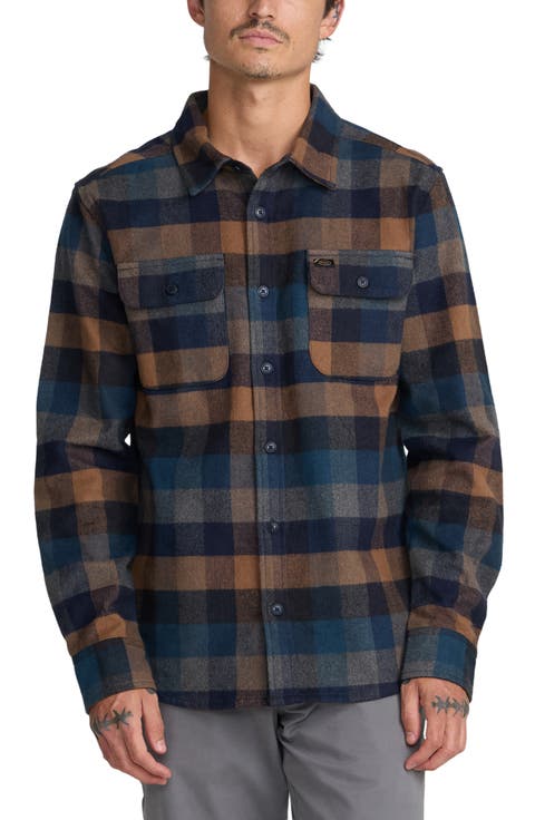 Dayshift Blanket Stripe Flannel Button-Up Shirt