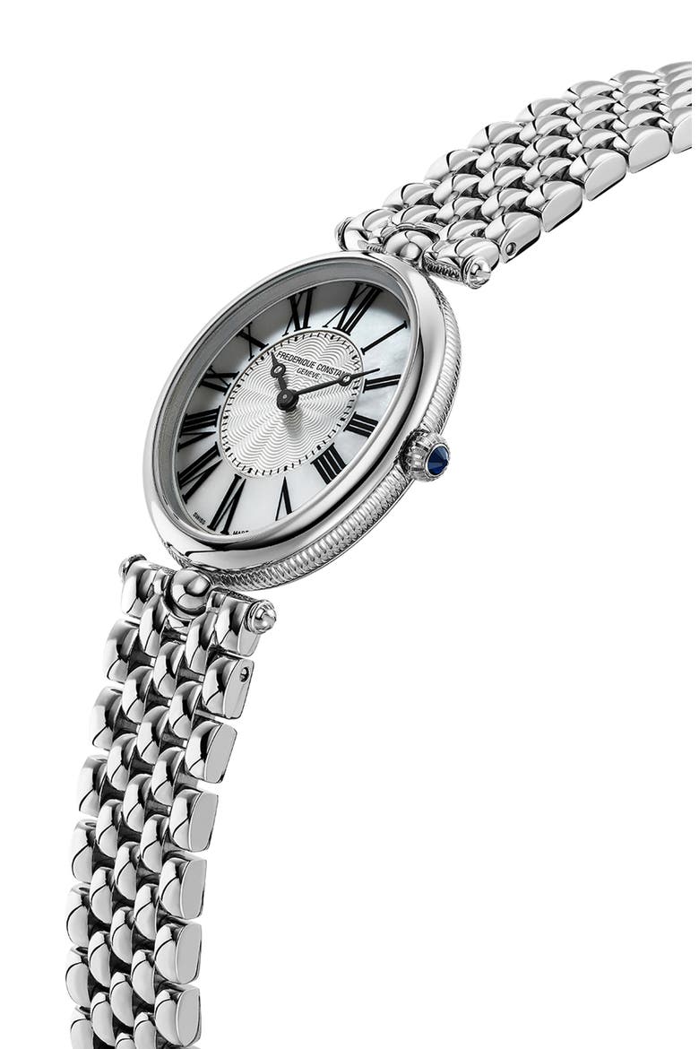 Art Deco Bracelet Watch, 30mm, Alternate, color, SILVER-TONE