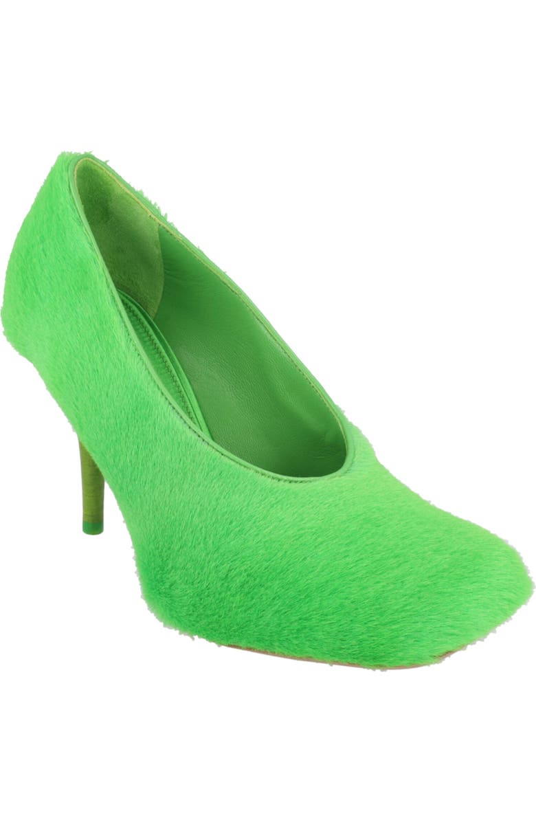 Givenchy Square Toe Spike Heel Pump, Main, color, Green