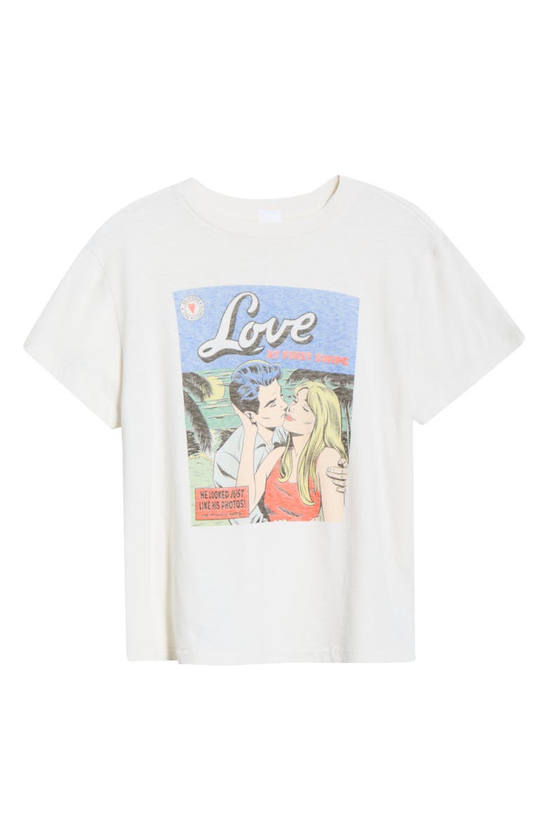 Re/Done Classic Swipe Graphic T-Shirt, Alternate, color, Vintagewhite