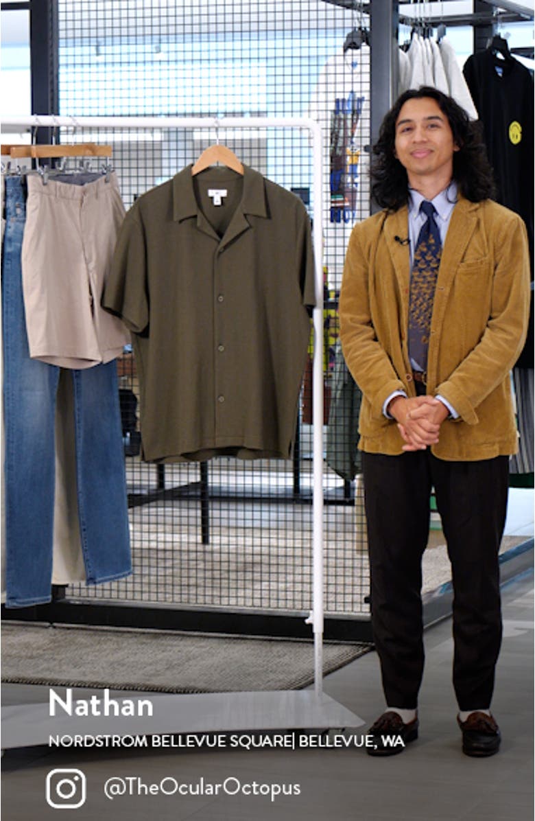 Waffle Knit Camp Shirt, sales video thumbnail