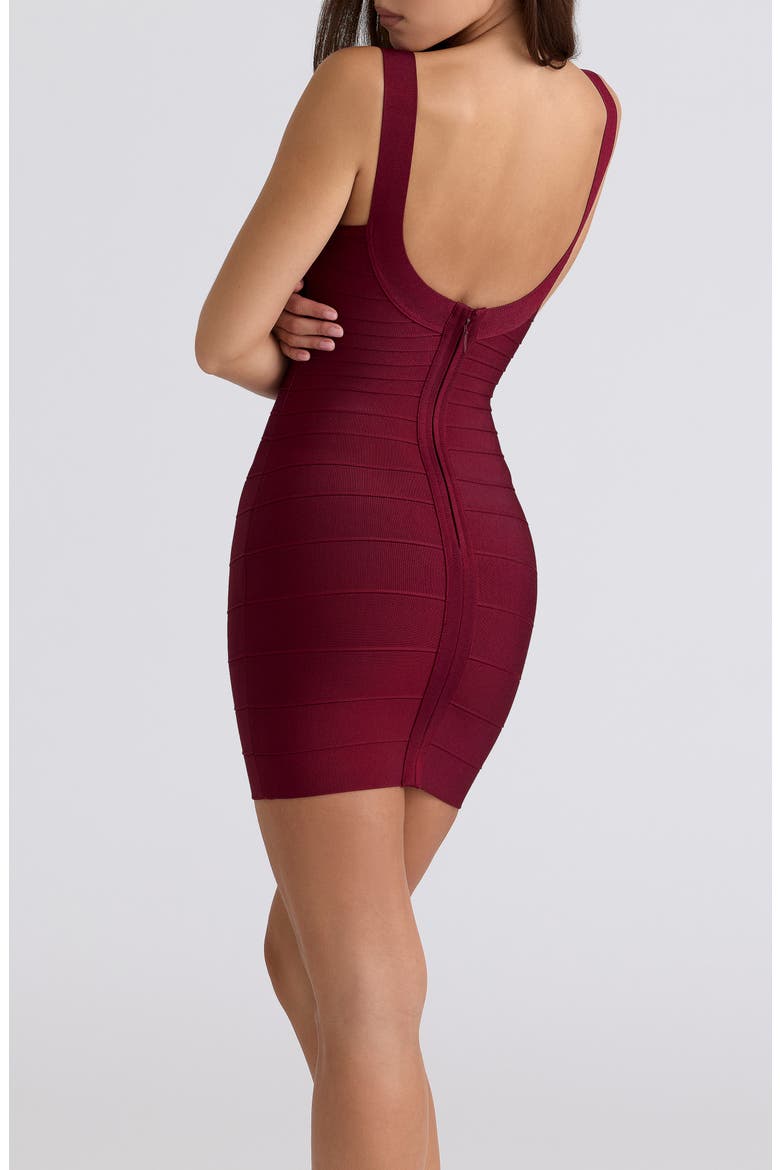 The OG Bandage Minidress, Alternate, color, WINE