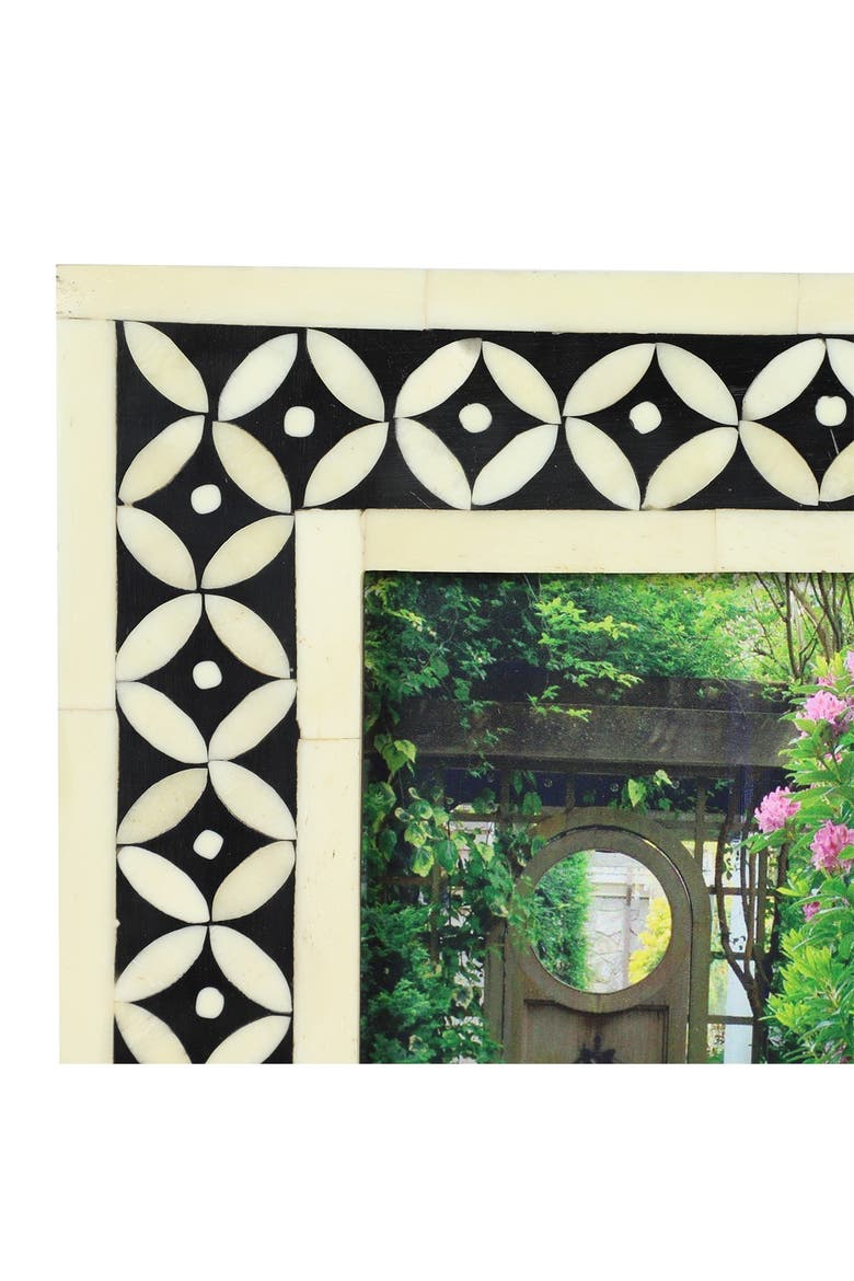 White Bone Photo Frame, Alternate, color, WHITE