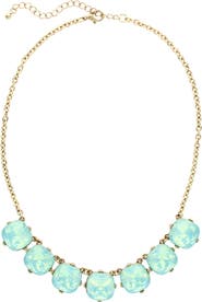 OLIVIA WELLES Laeta Crystal Pendant Necklace