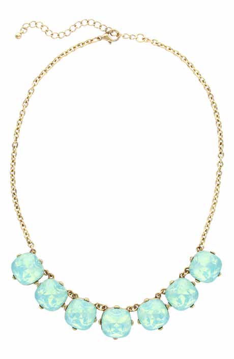 OLIVIA WELLES Laeta Crystal Pendant Necklace