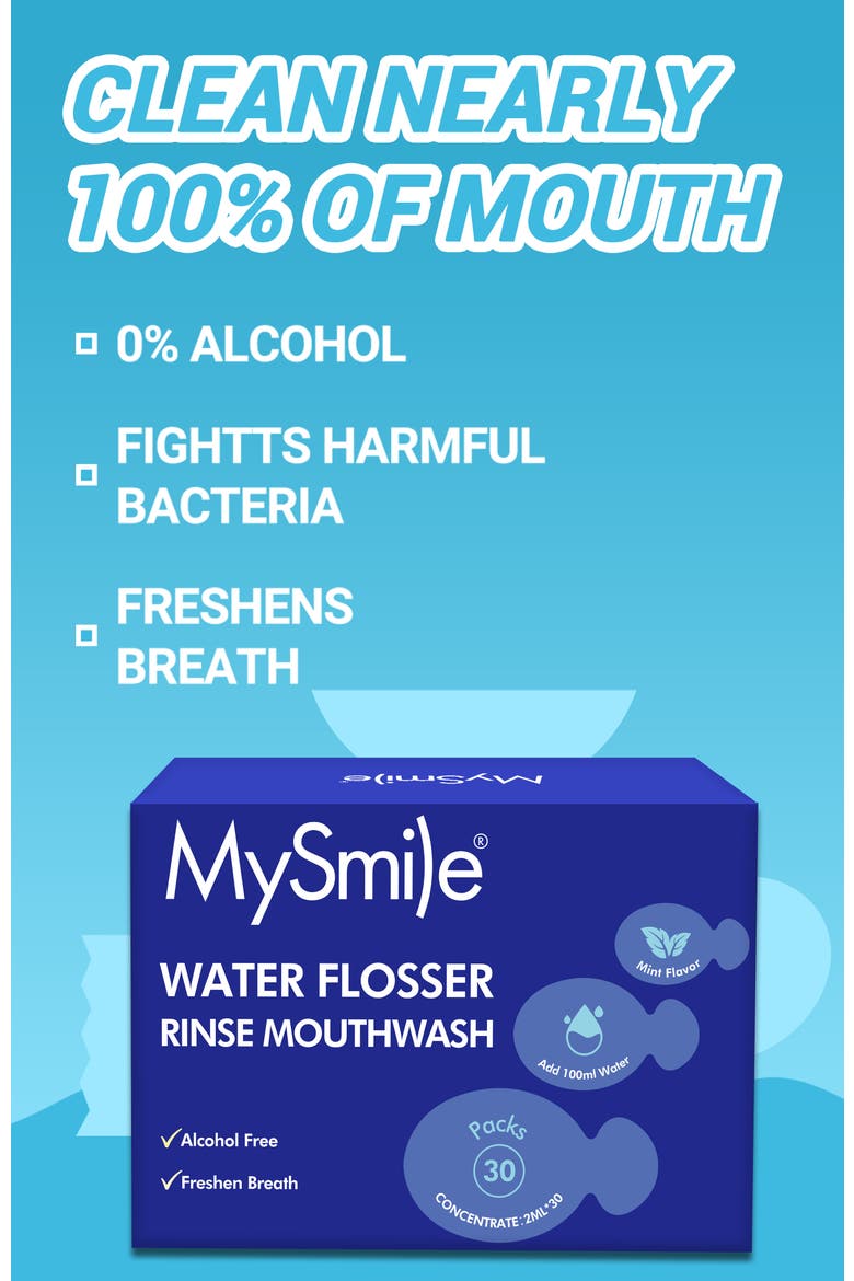 LP211 Water Flosser with 30 Mouthwash Pods Bundle, Alternate, color, Black