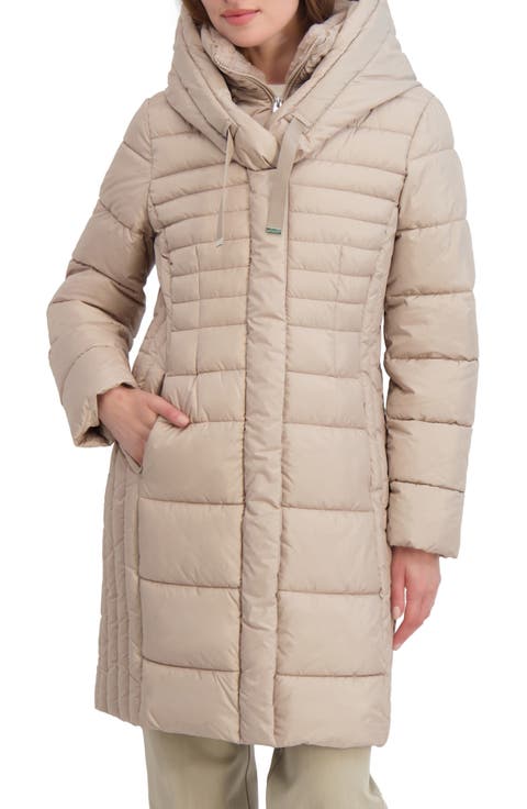 Casey Hooded Bib Puffer Coat