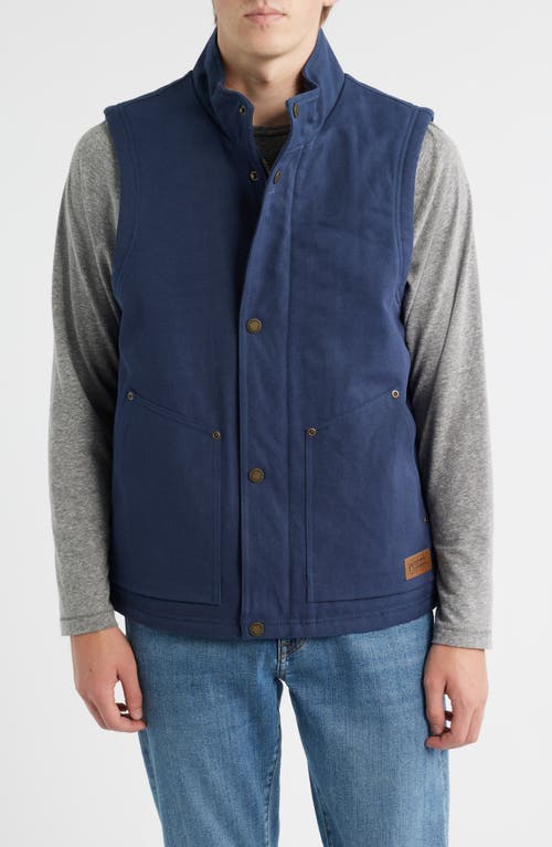 Pendleton Pine Grove Canvas Vest In Blue