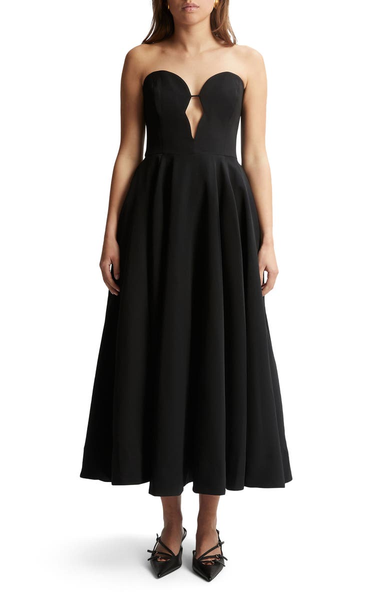 Bardot Opal Volume Midi Dress, Main, color,