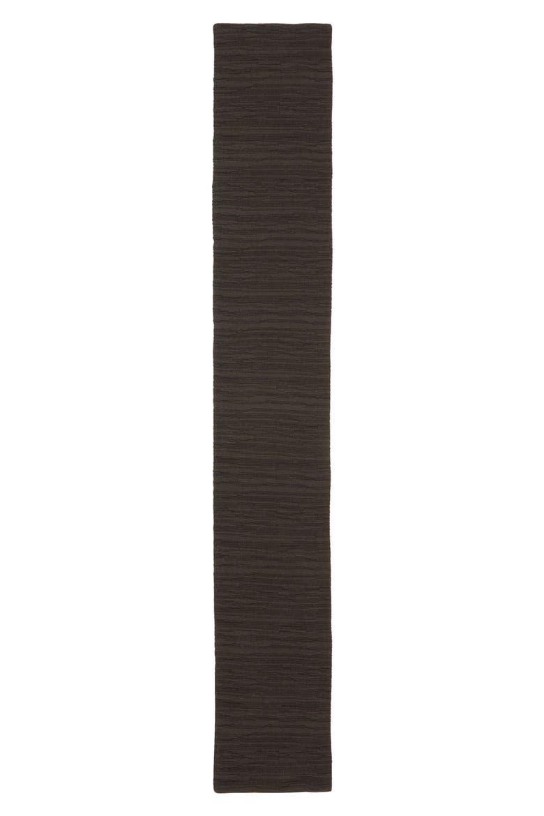 Textured Broken Stripe Cashmere Scarf, Main, color, IRON/ BLACK Q25344