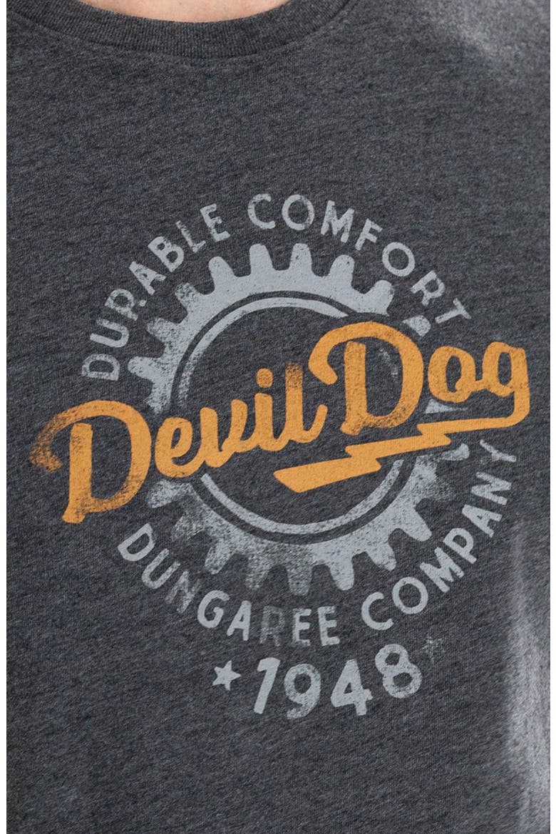 Gear Graphic T-Shirt, Alternate, color, DARK HEATHER GREY