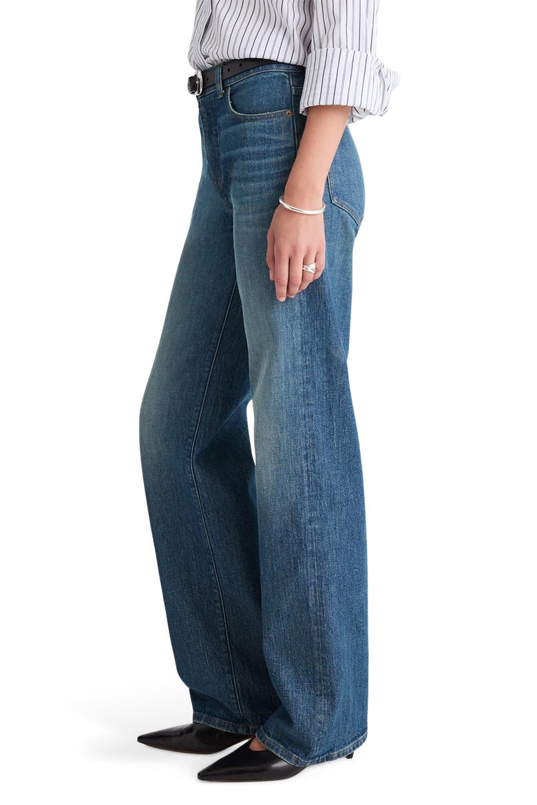 The Perfect Wide Leg Jeans, Alternate, color, HARVEY WASH