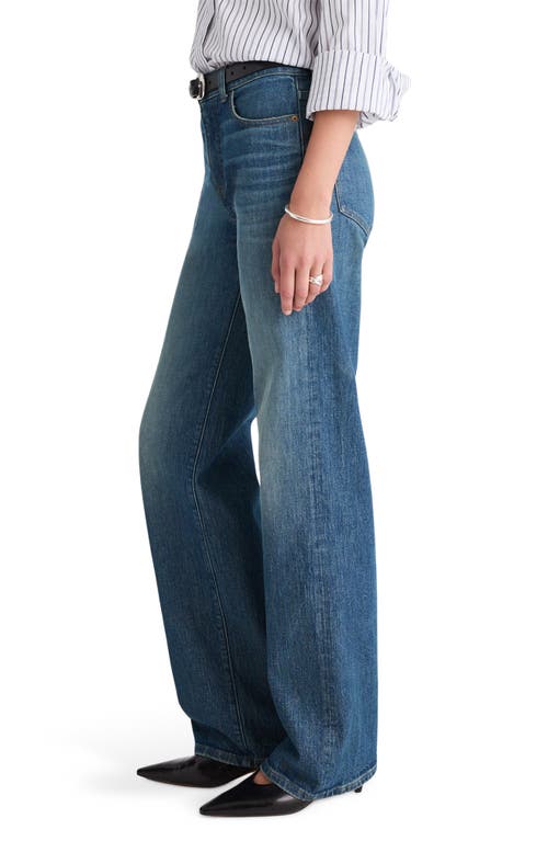 Madewell The Perfect High Waist Wide Leg Jeans In Blue