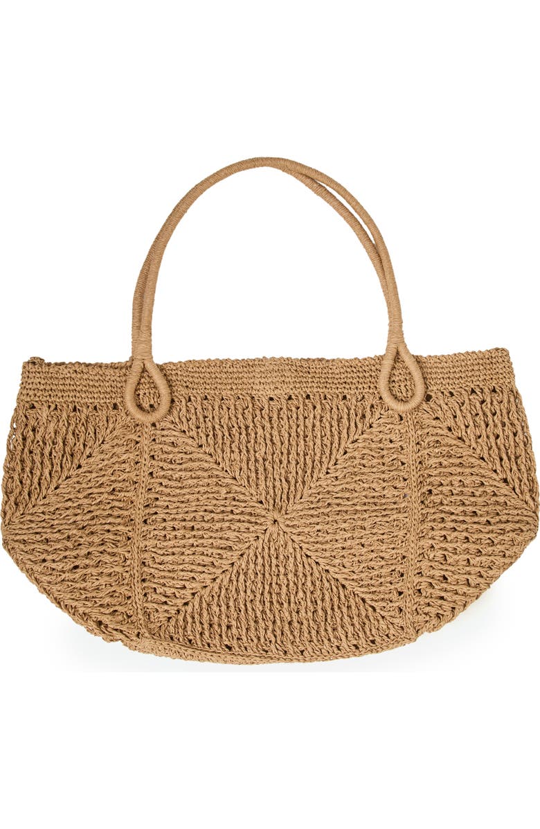 LSPACE Paloma Raffia Tote, Main, color, Natural