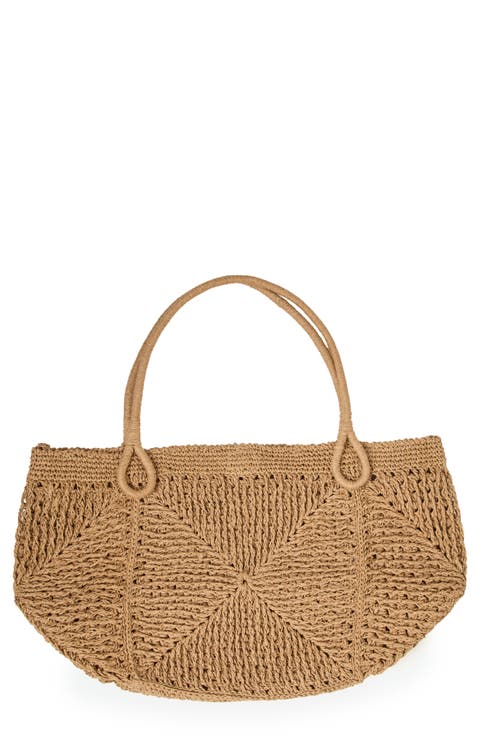 Paloma Raffia Tote