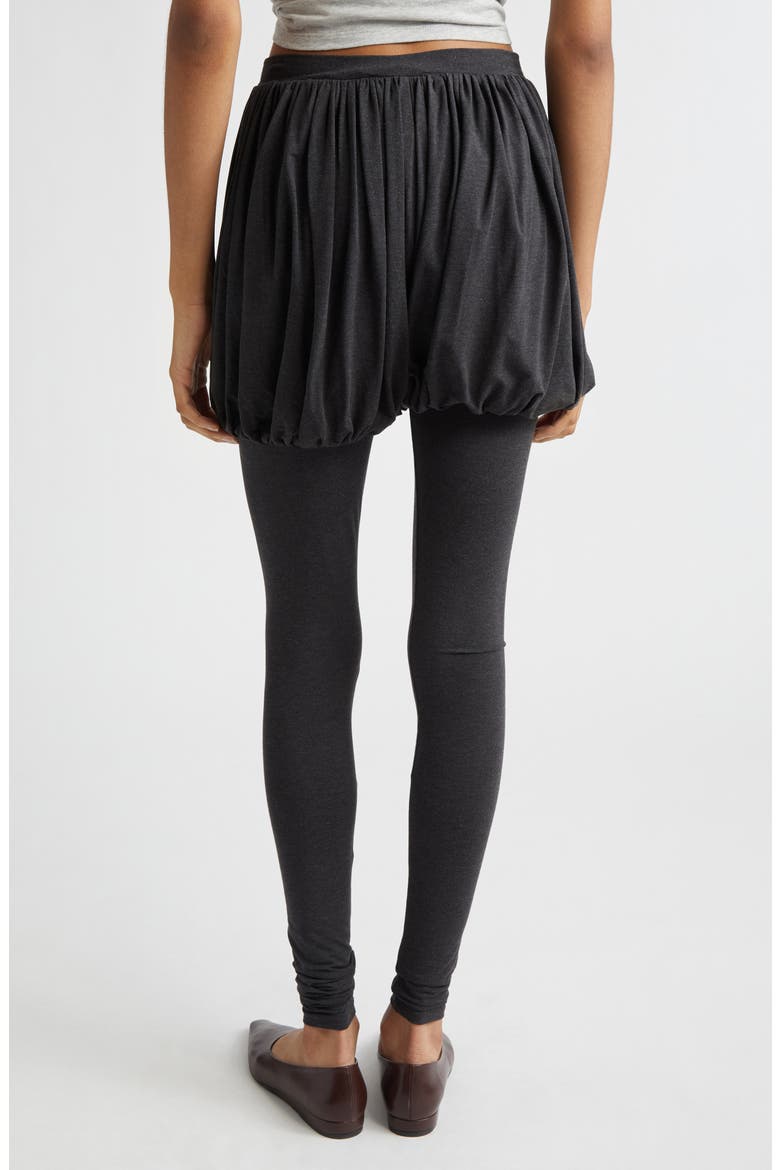 Caly Skirt Overlay Leggings, Alternate, color, GREY